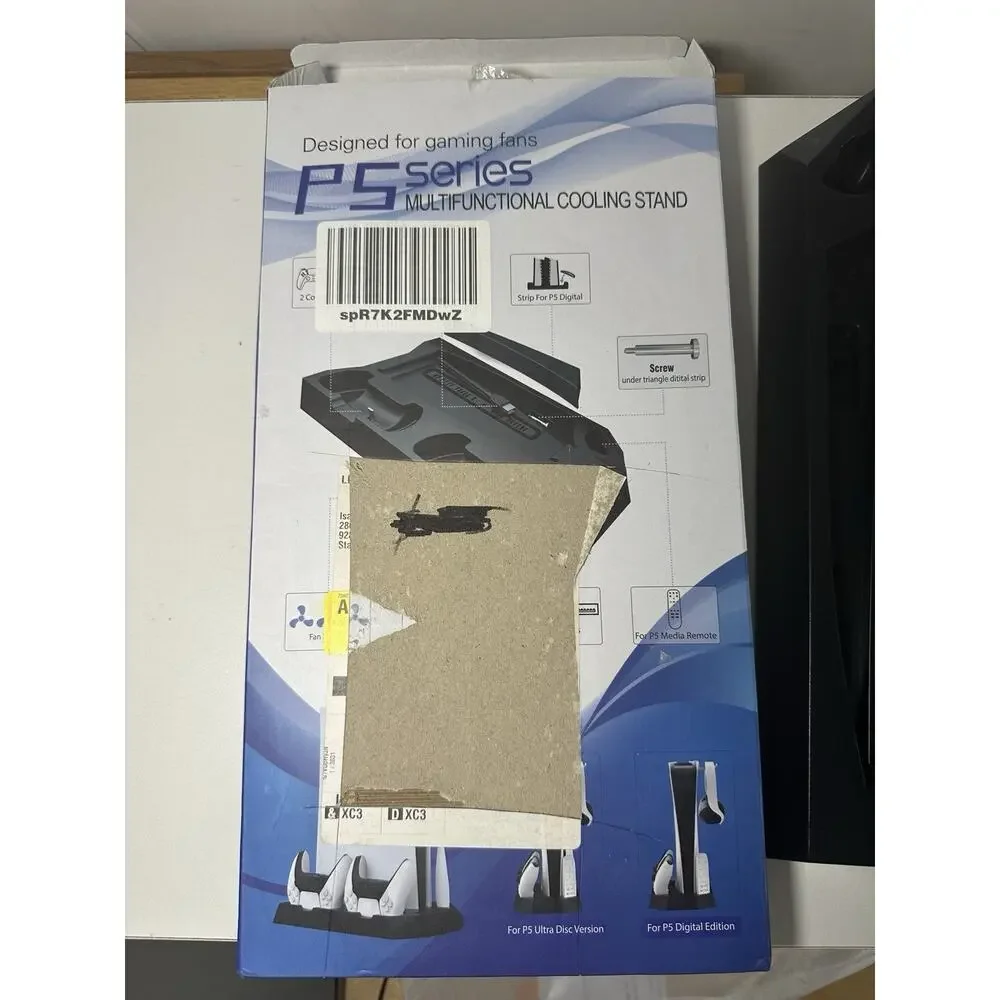 P5 Series Multifunctional Cooling Stand Black
